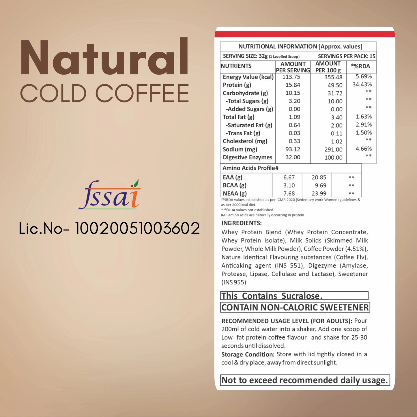 Weoliv Protein Coffee Weoliv