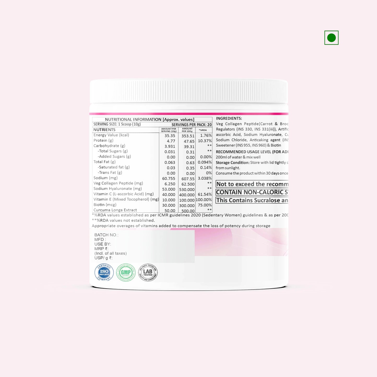 Veg Collagen Weoliv