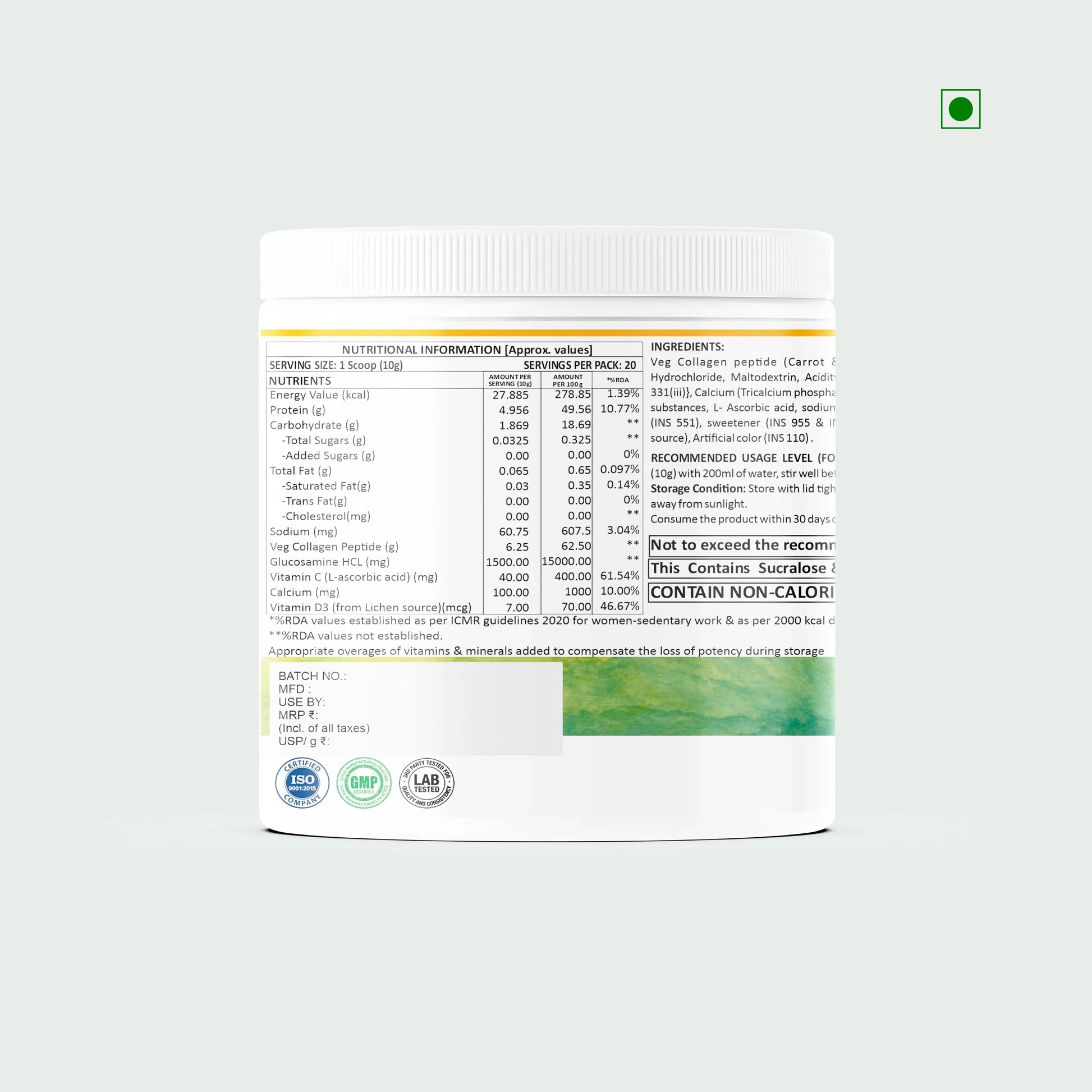 Veg Collagen Weoliv