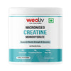 Weoliv Micronised Creatine Monohydrate Powder (100g, 33 Servings) | Unflavoured | Pure Creatine for Muscle Gain, Strength & Recovery | Rapid Absorption Pre/Post Workout Supplement for Men, Women & Athletes