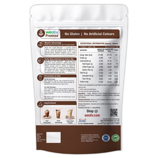 Weoliv Hot & Cold Chocolate 5kg