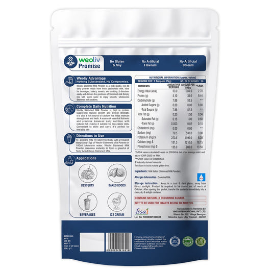 Weoliv Skimmed Milk Powder Weoliv