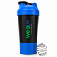 Weoliv 2-in-1 Shaker with Protein Compartment & Stainless-Steel Mixing Ball – 550 ml