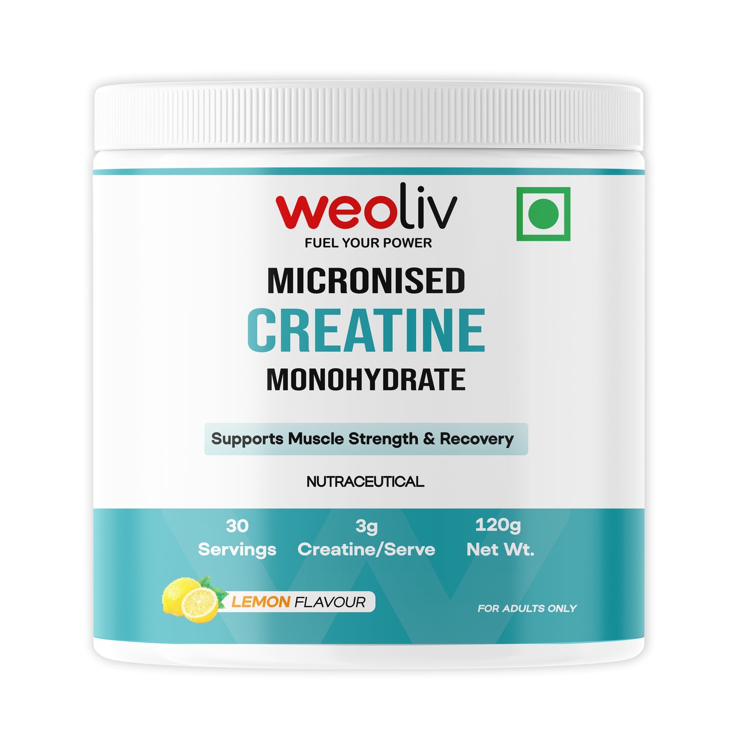 Weoliv Micronised Creatine Monohydrate Powder