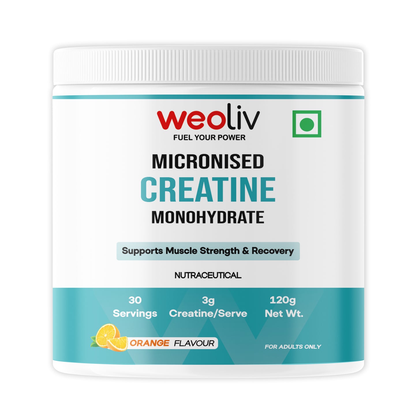 Weoliv Micronised Creatine Monohydrate Powder