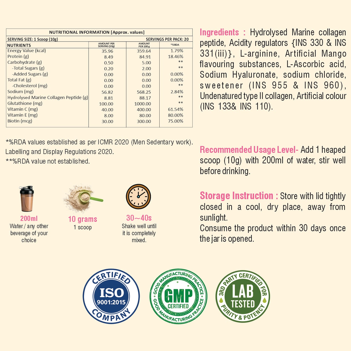 Weoliv Japanese Marine Collagen