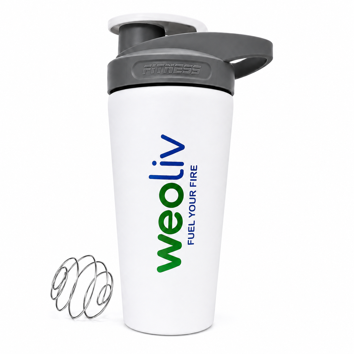 Weoliv Stainless Steel Gym Shaker Bottle, 100% Leakproof, 750 ml