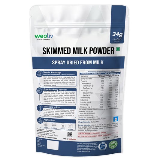 Weoliv Skimmed Milk Powder 5kg
