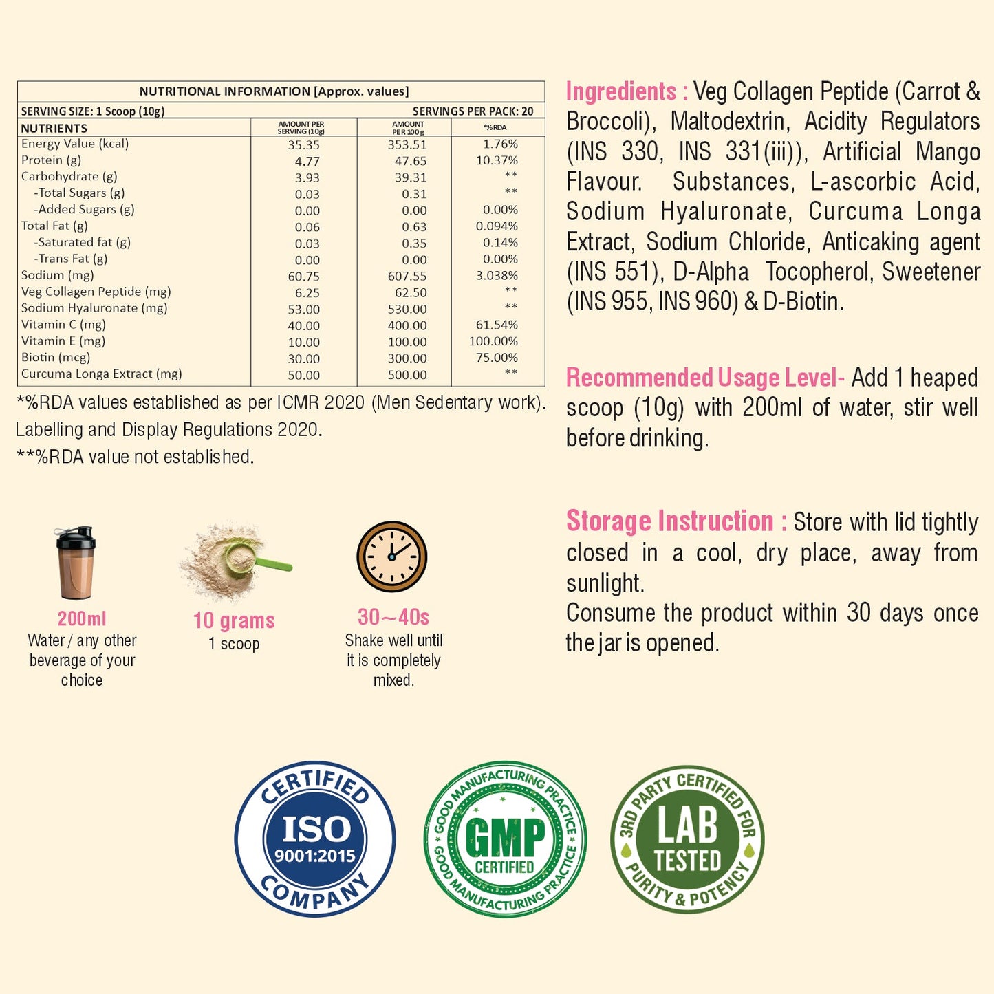 Weoliv Veg Collagen Weoliv